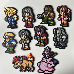 Final Fantasy 7 Perler Bead Magnets