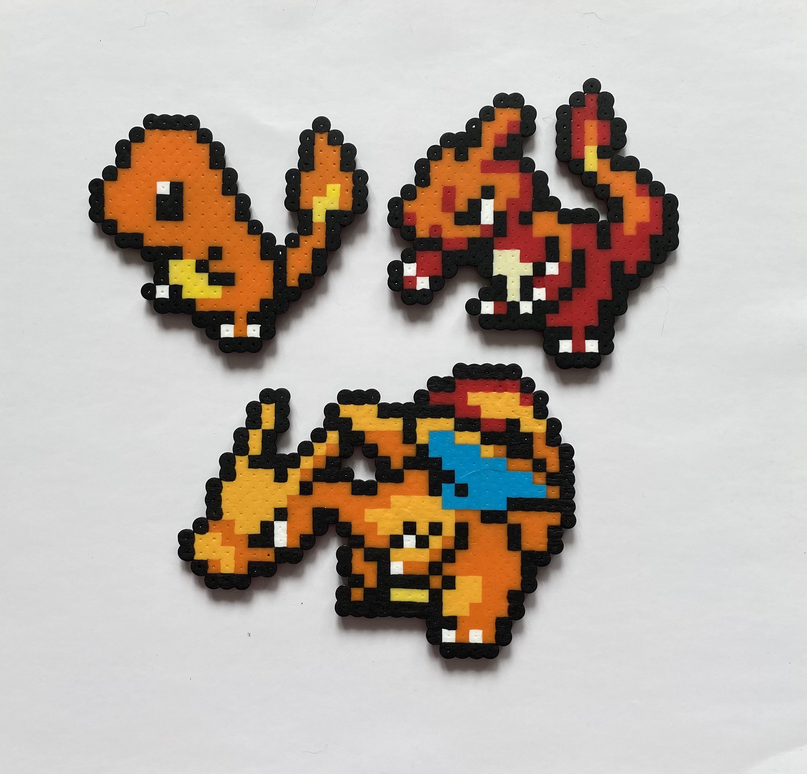 Charmander Perler Bead Keychain Pokemon | stickhealthcare.co.uk