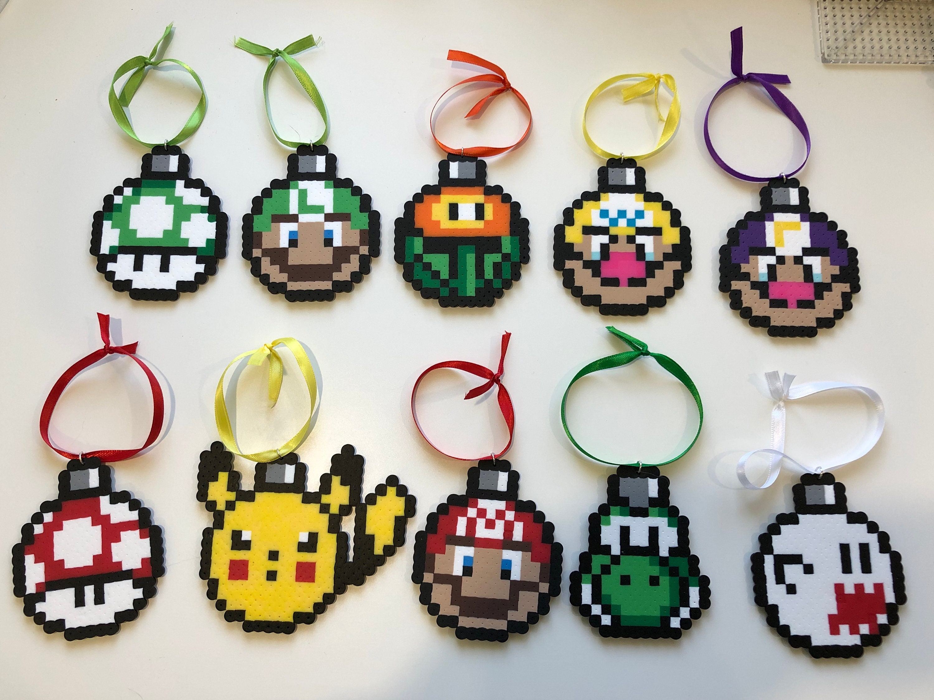 Super Mario Perler Bead Christmas Ornaments – For Parents,Teachers, Scout  Leaders & Really Just Everyone!