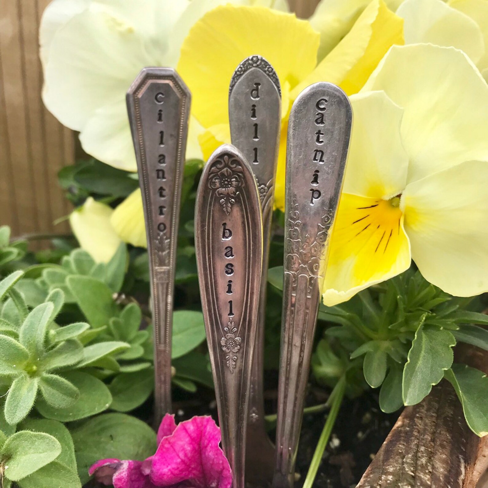 Plant Marker Herb Marker Garden Marker Garden Decor Garden Etsy