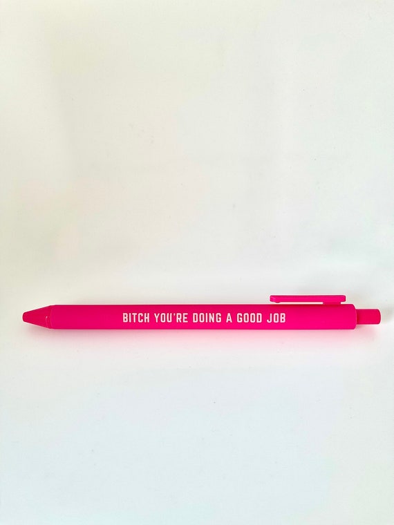 Sweary Offensive Pens, Funny Stationary, Planner Accessories, Pens