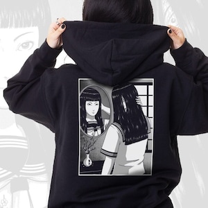 Eternal Beauty - Japanese Gore Horror Manga Tomie Dark Aesthetic Anime Pullover Unisex Hoodie