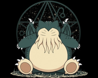 Snorthulhu - Lovecraft Cthulhu Sigil, Kawaii Monster, Monster Tentacles, Lovecraftian Monster, Cute Cthulhu, Cosmic Horror Unisex T-Shirt