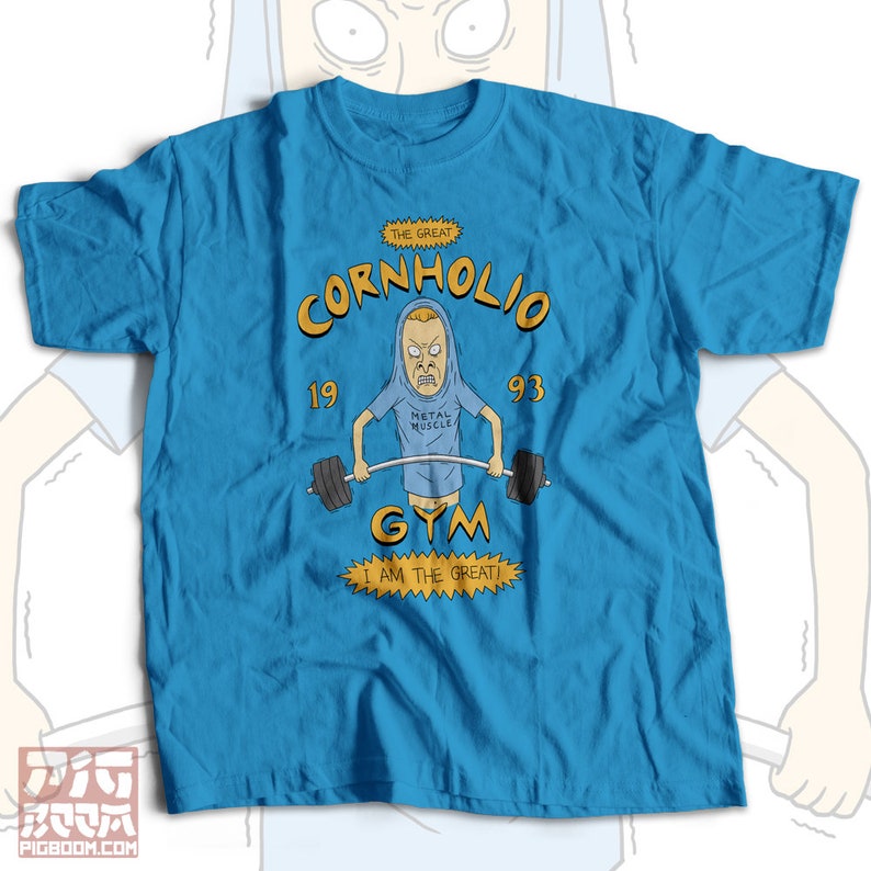 Cornholio's Gym the Great Cornholio Funny Workout Etsy