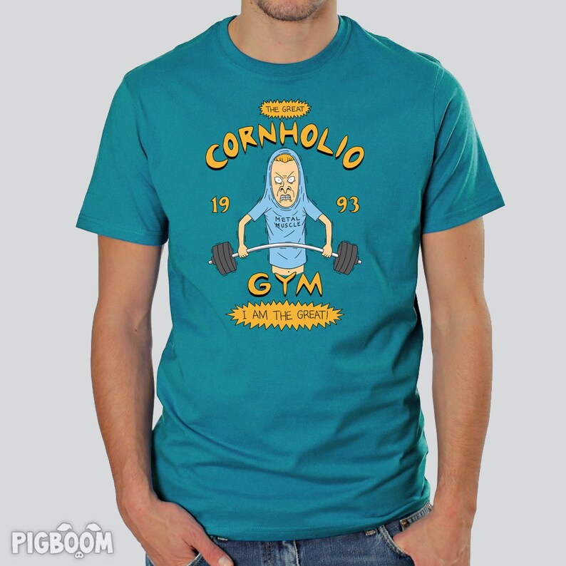 Cornholio's Gym The Great Cornholio Funny Workout Etsy