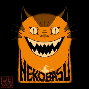 Cat-Basu  - Vintage Neko Hausu 1977 | House Classic Horror Comedy Movie | 80&#39;s Anime Cat | 70&#39;s Japanese Horror Film Unisex Adult T-shirt