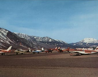 Colton, CA Lot of 100 Air Strip - High Sierras, California Unused Vintage Postcards