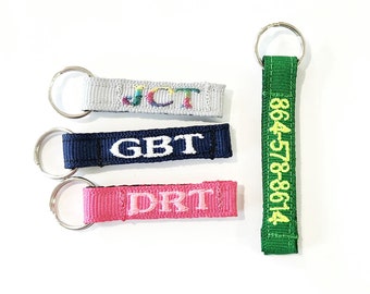 Personalized Zipper Pulls, Pick a Color, Mini 3/8", Coat/Jacket/Bookbag/Lunch Box, IDTags, Made to Order