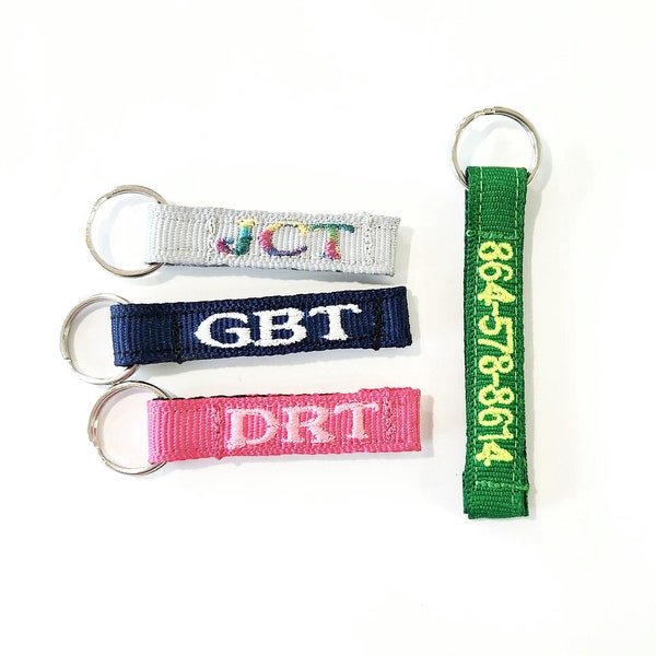 Personalized Zipper Pull: Custom ID Tag for Backpacks & Jackets  - Mini 3/8" wide