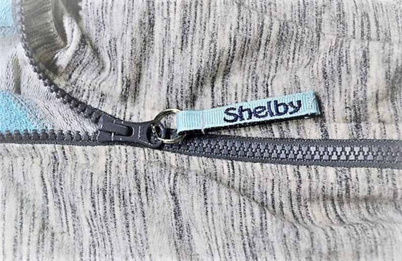 Personalized Zipper Pulls, Pick a Color, Mini 3/8, Coat/Jacket/Bookbag/Lunch Box, IDTags, Made to Order image 5