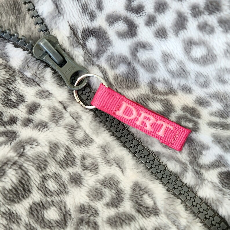 Personalized Zipper Pulls, Pick a Color, Mini 3/8, Coat/Jacket/Bookbag/Lunch Box, IDTags, Made to Order image 5