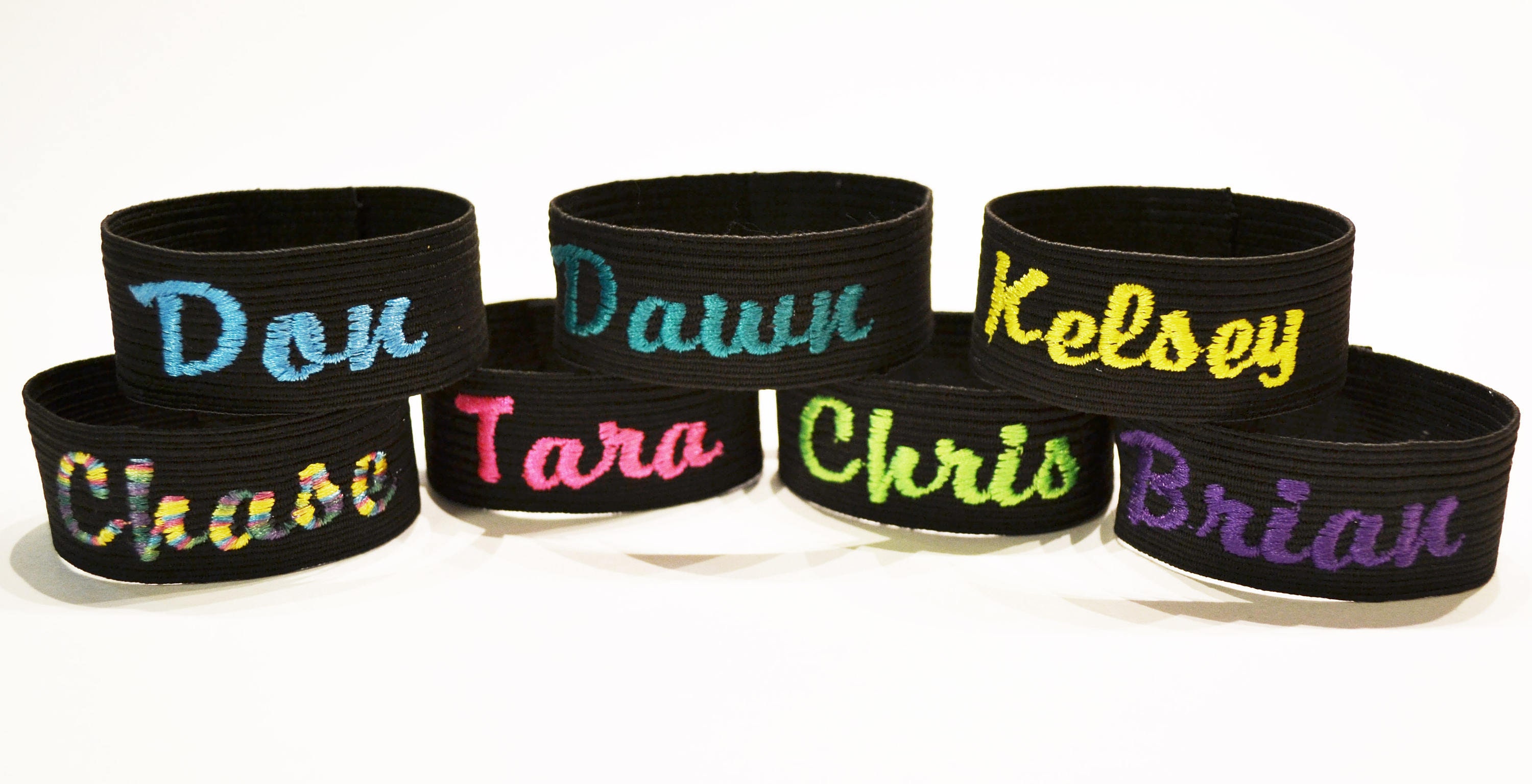 Personalized Bottle Bands / Stretchy Bottle Bands / Back to Etsy