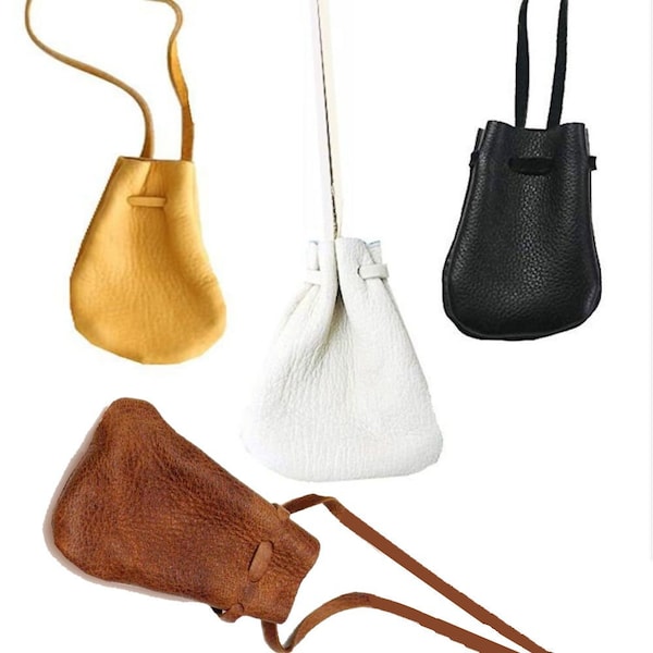Bulk Pricing,10 Medicine Bags 2x3, Deerskin Leather Pouch, Native american medicine bag necklace, Leather crystal bag, Amerindien Amulet Bag