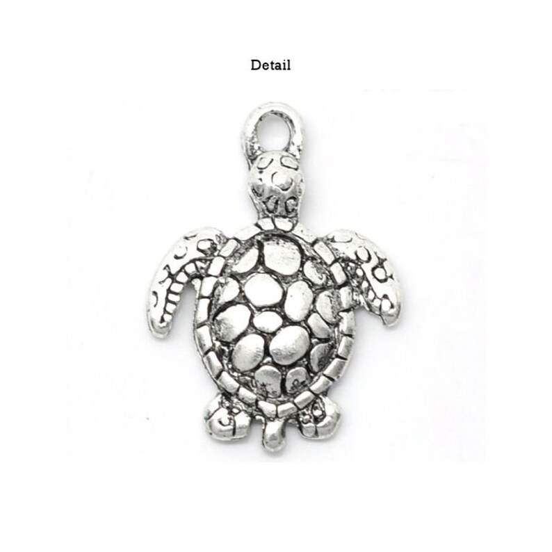 Silver Turtle Charm Bracelet Turtle Bracelet Turtle Gifts Etsy