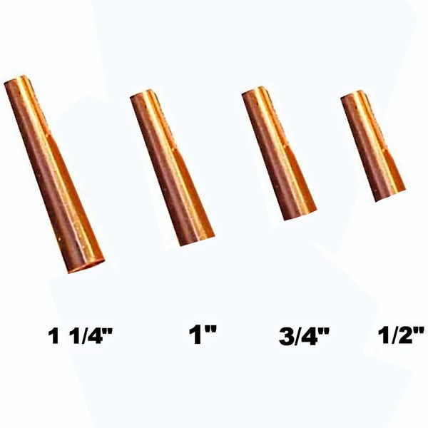 3/4" Copper Cones, Pkg of 100 Jingle Cones, Native American Style Crafts, Rendezvous, Craft Supplies