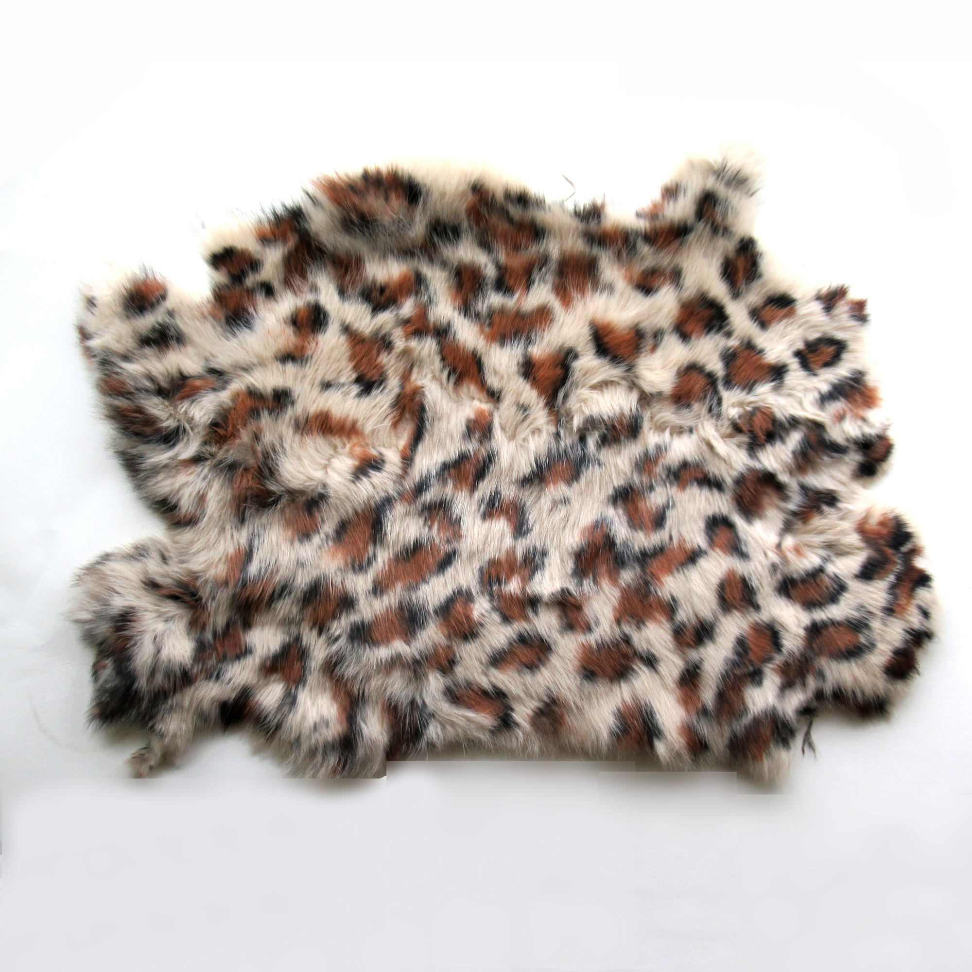 Rex Rabbit Fur Jacket Sheared Leopard