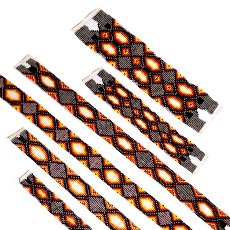 Beaded Sew or Glue Seed Bead Strip Style 1 Beading Applique Etsy