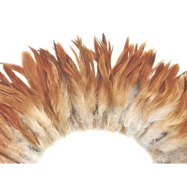 Rooster Schlappen Feathers, Natural Red 6 to 8" feathers, Rooster feathers, cocque feathers, Craft feathers