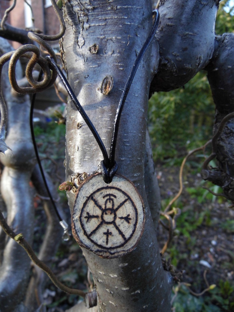 Schutz vor bösen Geistern Rune sigil Halskette Etsy