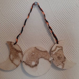 Triple Moon Goddess wall hanging