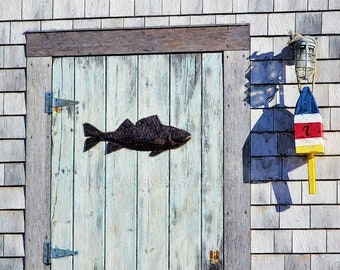 Menemsha Fishing Shack Number 7, Martha's Vineyard, photo art, home decor, wall art, beach house art, archival print, by Joe Parskey