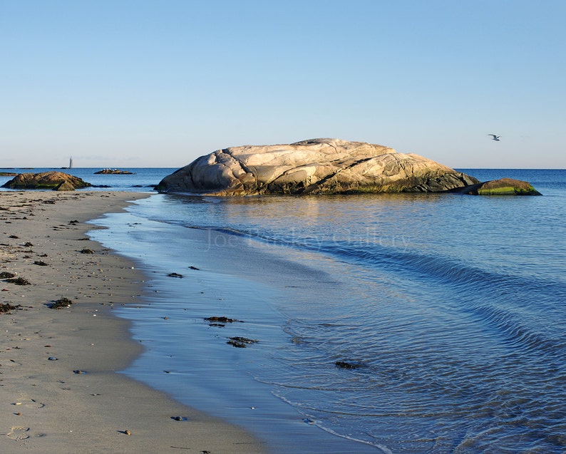 Beautiful Morning at Minot Beach, Well Rock, Minot Light, Scituate, MA