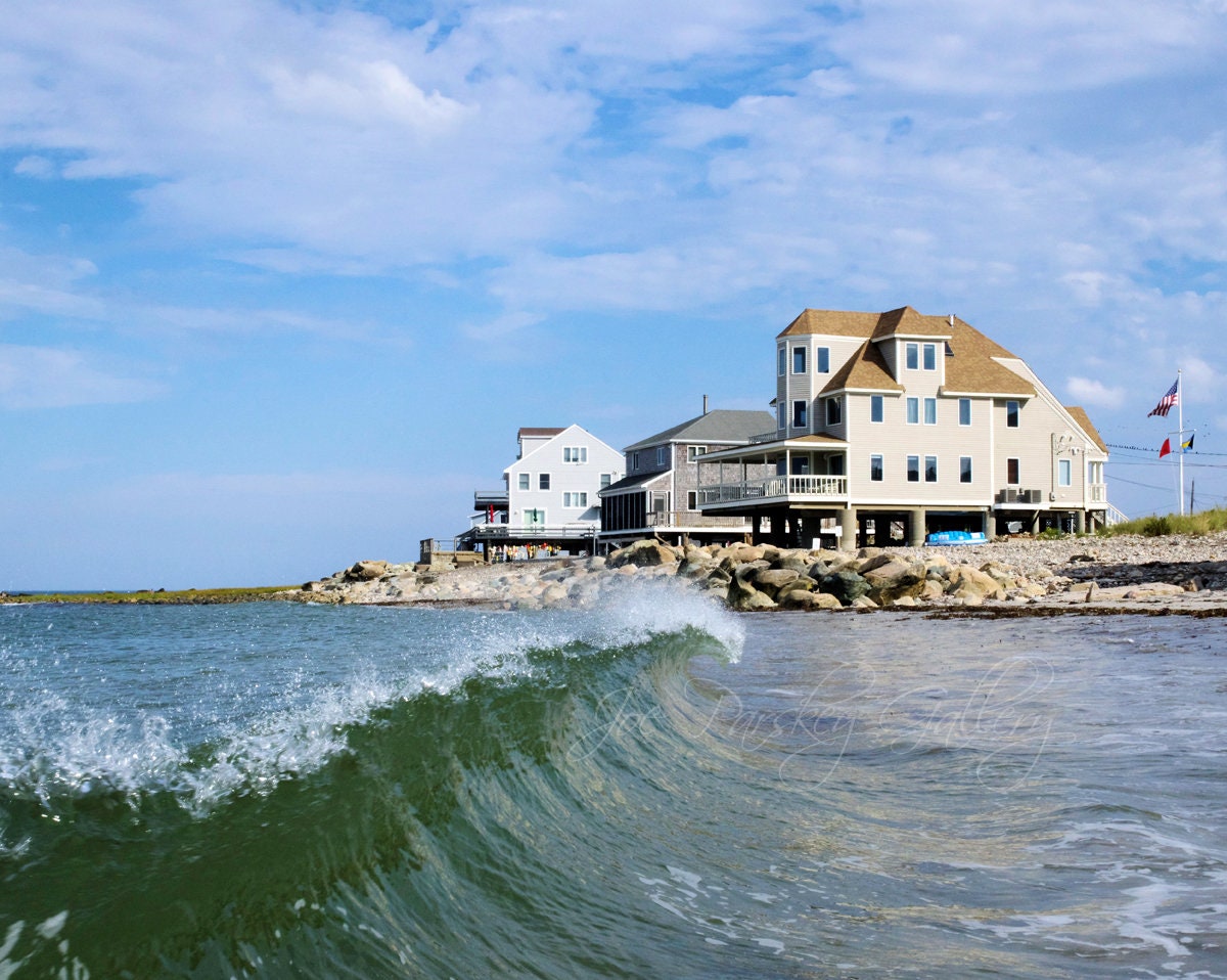 In the Water at Egypt Beach, Scituate, Massachusetts, Beach Photography