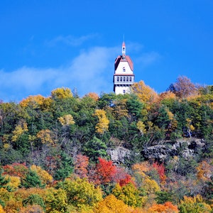 Autumn Beauty, Talcott Avon Mountain, Heublein Tower, Simsbury, CT, fine art photo, home decor, wall art, archival print, by Joe Parskey image 1