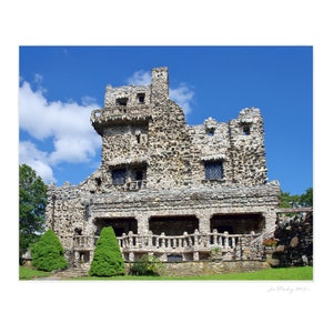 Gillette Castle, East Haddam, Connecticut, old stone buildings, ct photos, castles, New England, unusual buildings, archival print, signed image 2
