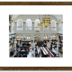 Denver's Union Station, view from the Crawford Hotel, Colorado, train station, travel, home decor, architecture, archival signed print image 3