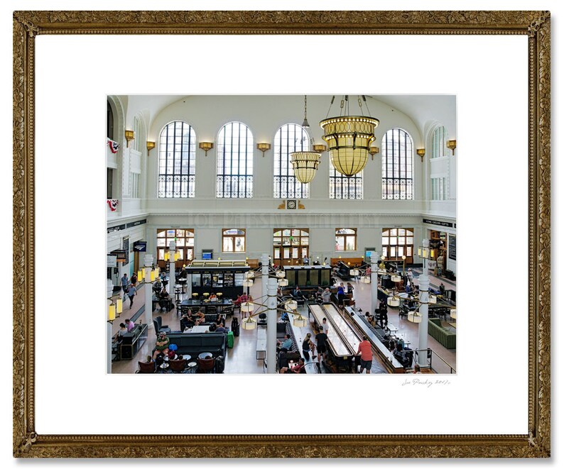 Denver's Union Station, view from the Crawford Hotel, Colorado, train station, travel, home decor, architecture, archival signed print image 3