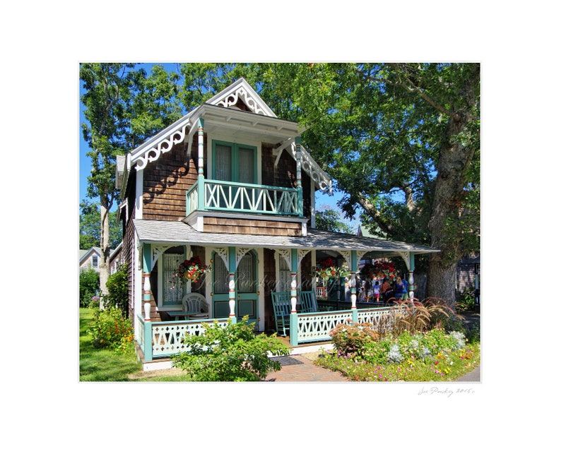 Gingerbread Cottage Oak Bluffs Martha's Vineyard MA Etsy