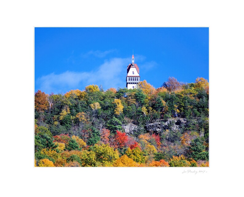 Autumn Beauty, Talcott Avon Mountain, Heublein Tower, Simsbury, CT, fine art photo, home decor, wall art, archival print, by Joe Parskey image 2