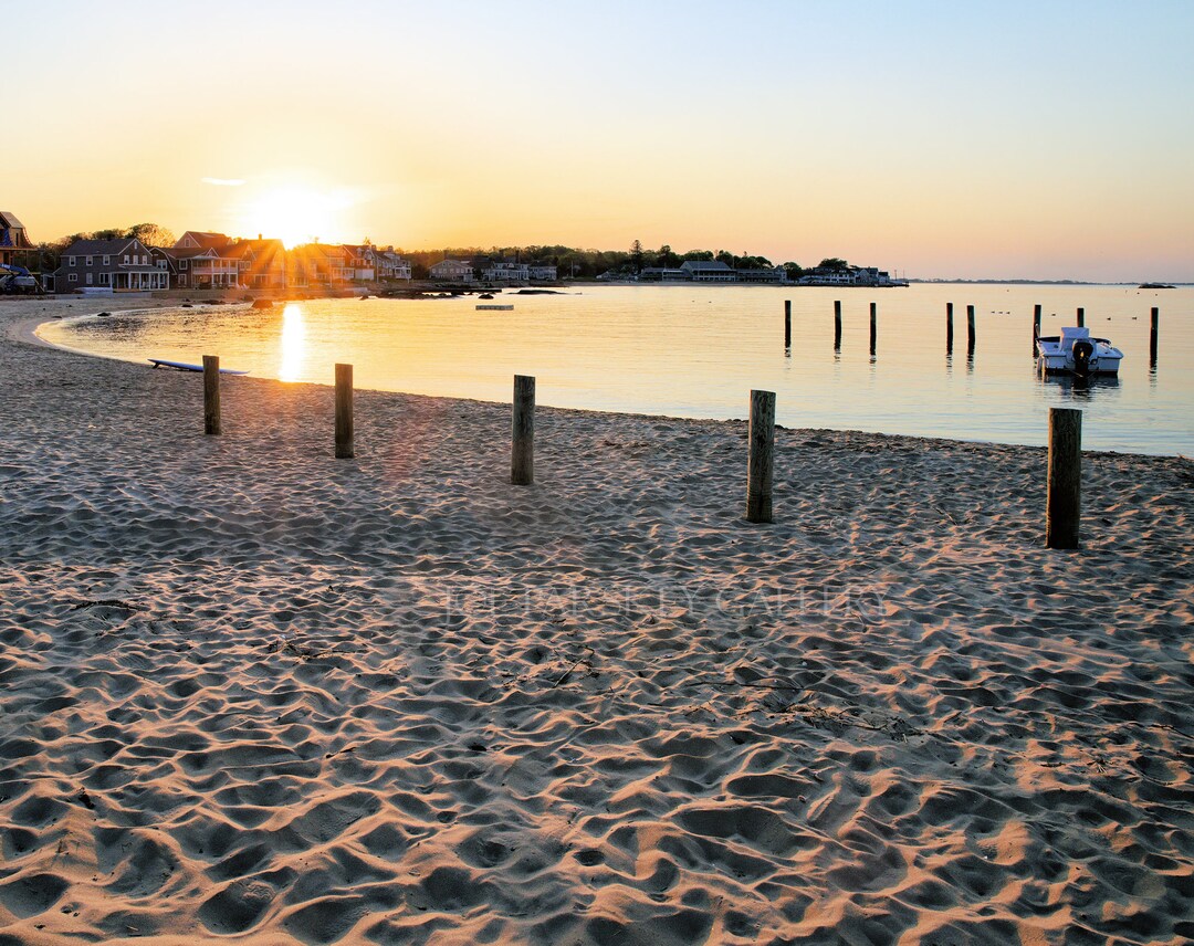 Sunrise at West Wharf Beach, Madison, Connecticut, Beach
