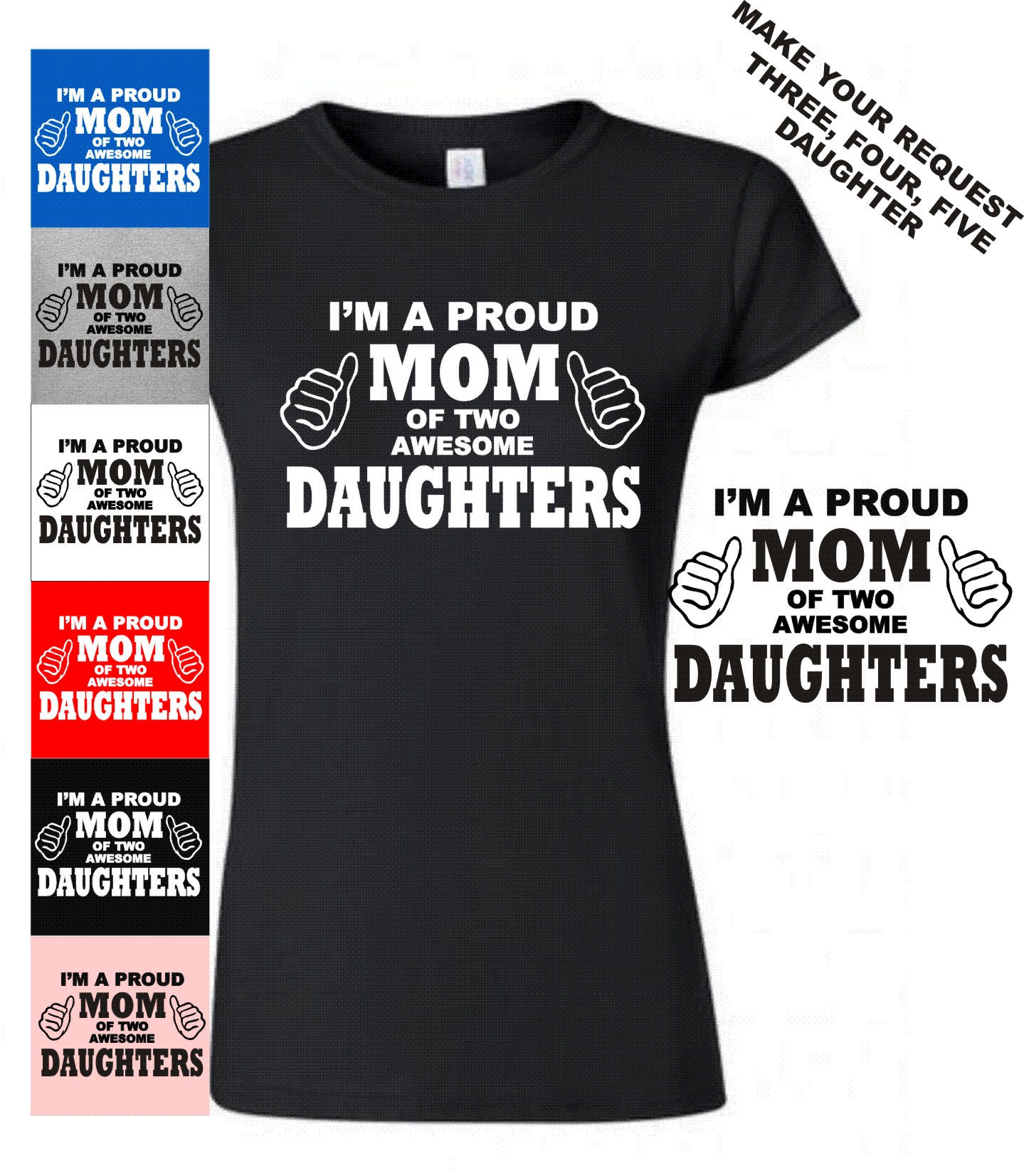 Mom Daughter TShirt Proud Mom Shirt Mother Daughter Tee Etsy