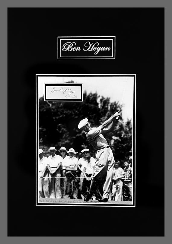 Ben Hogan Signature Cut Museum Framed Ready to Display