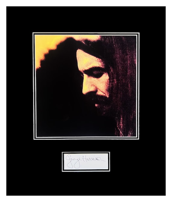 George Harrison Signed Museum Framed Ready to Display