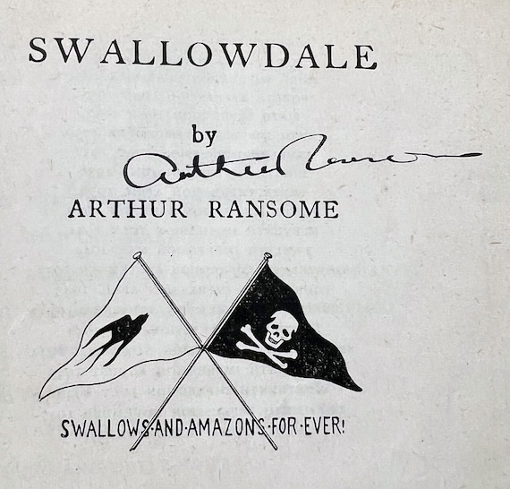 Swallowdale Signed by Arthur Ransome Book