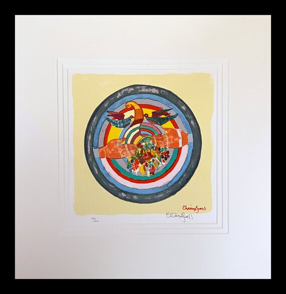 Chaim Gross 16 Color Serigraph Museum Framed Ready to Display