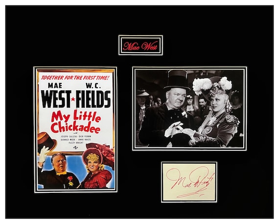 Mae West Autograph Museum Framed Ready to Display