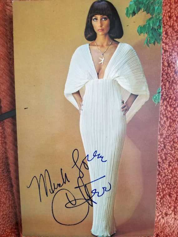 CHER AUTOGRAPHED SIGNED /& FRAMED PP POSTER PHOTO