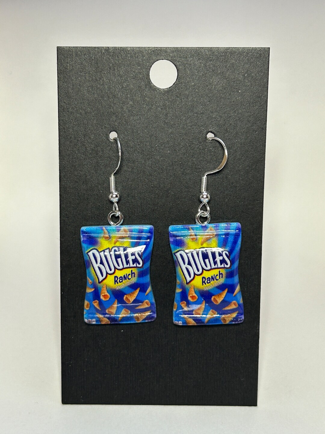 Bugles Chip Bag Earrings Etsy