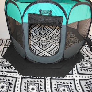FREE CUDDLE SACK! Fleece Liners for Eight and Six Sided Pet Playpens. Two Layers of Fleece with an Absorbent Middle Layer