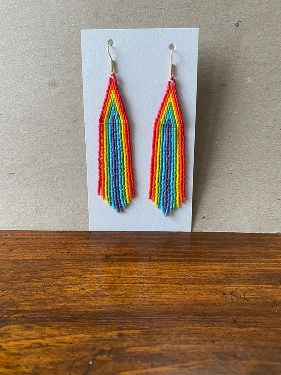 Image of Extra long shag earrings