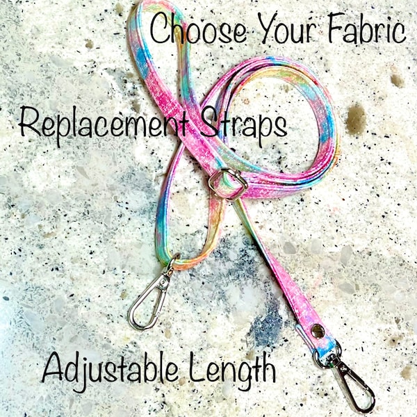 Crossbody Strap for Your Purse, Choose Your Fabric, Width & Length, Replacement Shoulder Strap, Make Your Wallet into a Cross Body Handbag