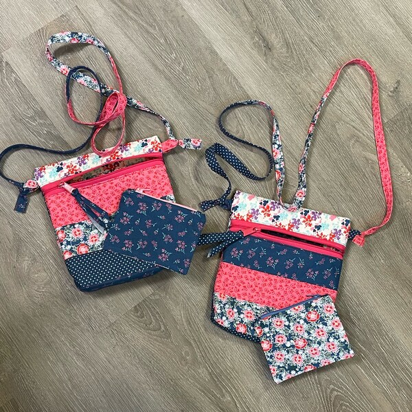 Quilted Fabric Crossbody Bag Etsy