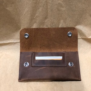 Leather Pouch, Handmade Pouch, Handmade Leather Pouch, Tobacco Case, Tobacco Pouch, Leather Tobacco Pouch, Rolling Pouch
