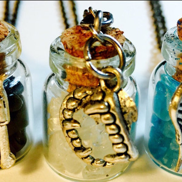 Übernatürliche inspirierte Flasche Halsketten