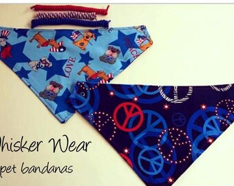 United States Coast Guard Pet No-Tie Dog Bandana