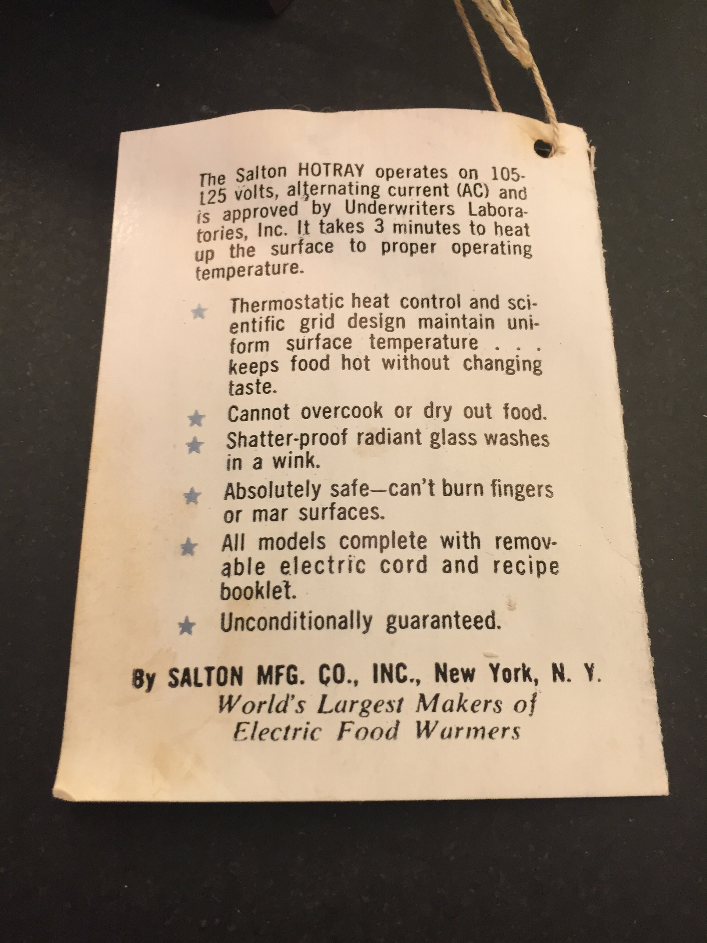 Large Salton Food Warmer in Original Box, Works Etsy